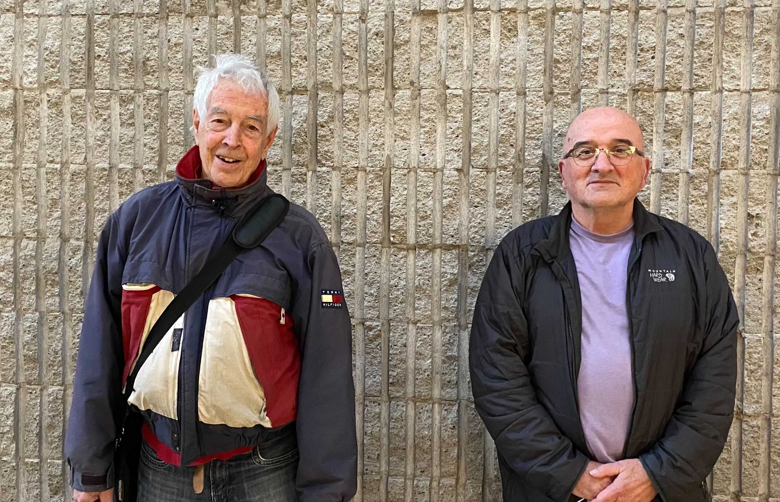 André Dicaire et son ami