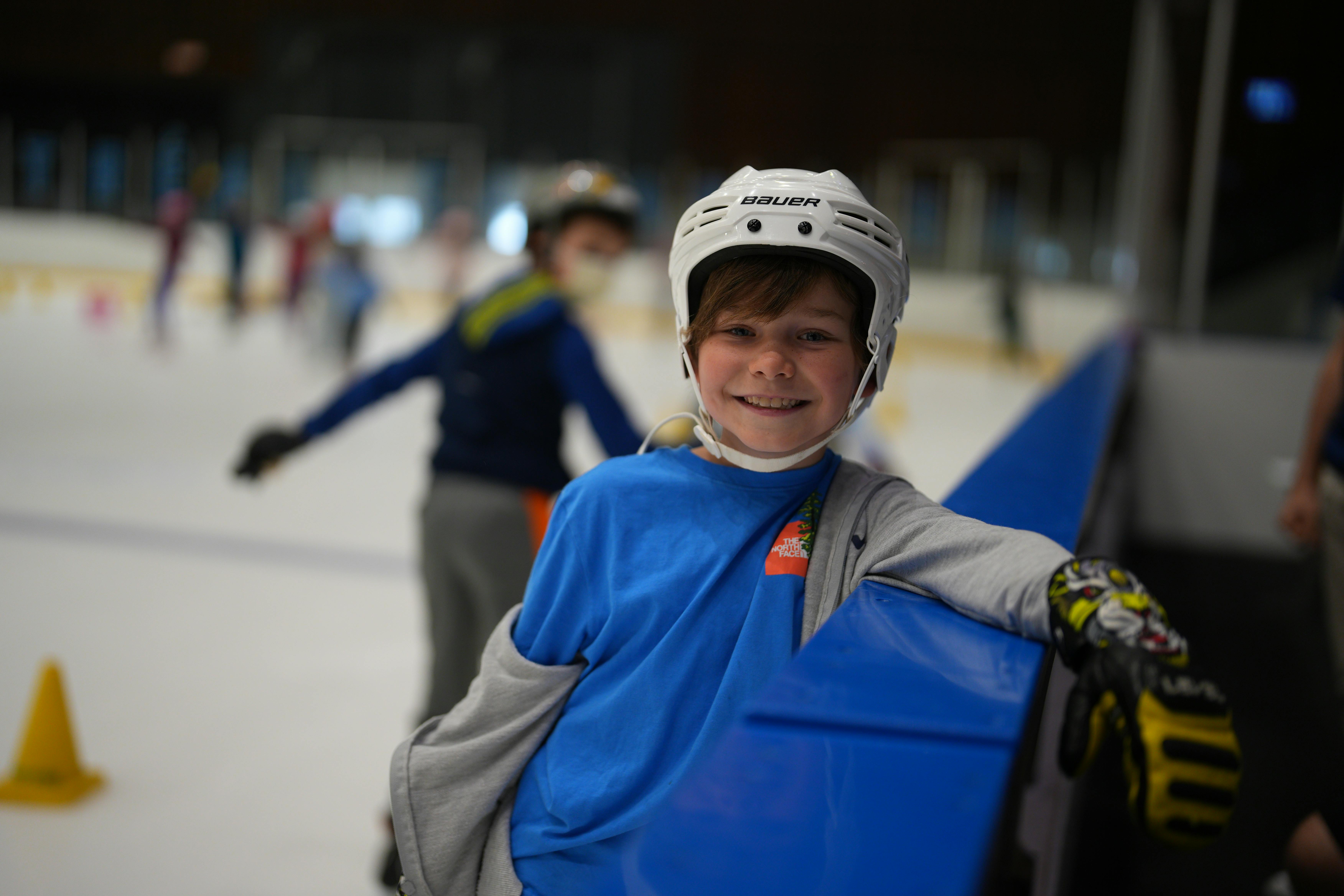 Apprendre le patin à glace à ses enfants